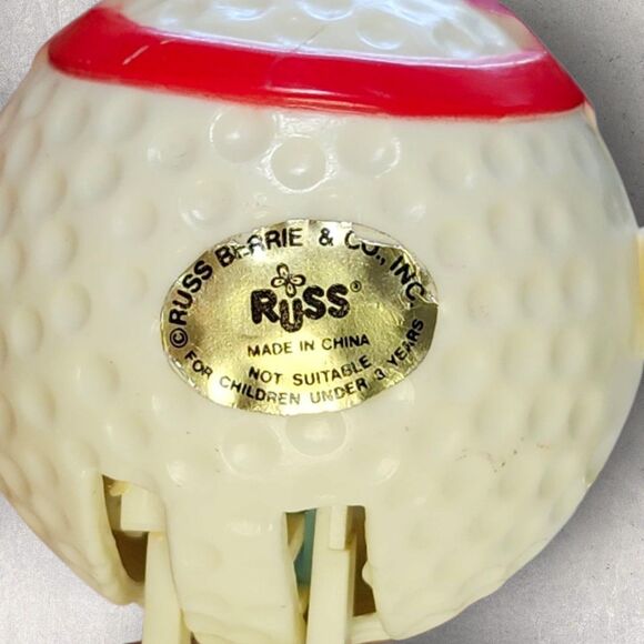Russ Berrie Wind-Up Golf Ball Toy “Practice, Practice, Practice” Visor & Club - Picture 6 of 8